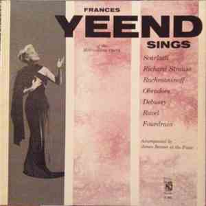 Frances Yeend - Frances Yeend Sings