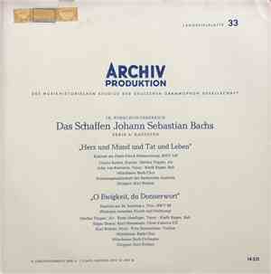 Johann Sebastian Bach, Ursula Buckel, Hertha Töpper, John van Kesteren, Kie ...