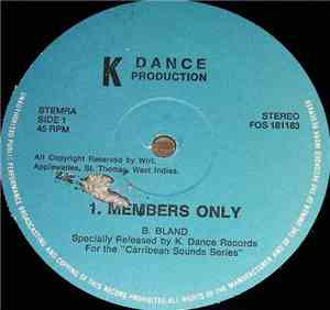 Bobby Bland / W. Bell & J. Bulluck - Members Only / I Dont Want To Wake Up