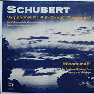 Schubert, Das Philharmonische Orchester London, Sir Adrian Boult, Das Pasde ...