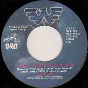 Waylon - I Ain't Living Long Like This / It's The World's Gone Crazy (Cotillion)