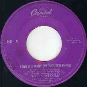 Nat King Cole Con La Orquesta De Nelson Riddle - Love Is A Many Splendored  ...