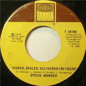 Stevie Wonder - Signed, Sealed, Delivered I'm Yours / I'm More Than Happy
