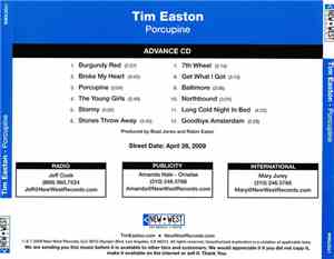 Tim Easton - Porcupine
