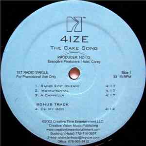 4IZE - The Cake Song / Oh My God / Said So