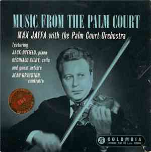 Max Jaffa With The Palm Court Orchestra - Music From The Palm Court