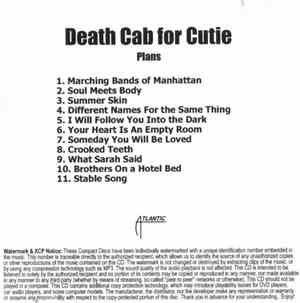 Death Cab For Cutie - Plans