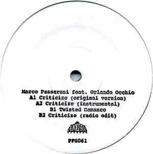 Marco Passarani Feat. Orlando Occhio - Fed Up
