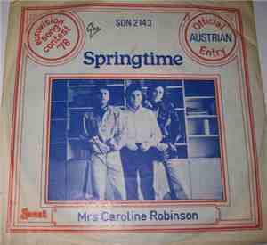 Springtime  - Mrs Caroline Robinson