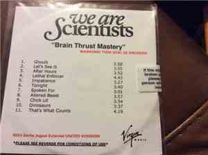We Are Scientists - Brain Thrust Mastery