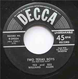 Tex Williams & Rex Allen - Two Texas Boys / This Ole House