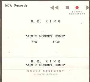 B.B. King - Ain't Nobody Home
