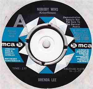 Brenda Lee - Nobody Wins