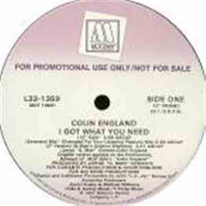 Colin England - I Got What You Need