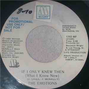 The Emotions - If I Only Knew (What I Know Now)
