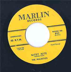 The Majestics  - Nitey Nite / Cave Man Rock