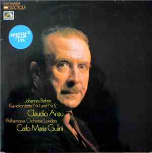 Johannes Brahms - Claudio Arrau, Philharmonia Orchester London, Carlo Maria ...