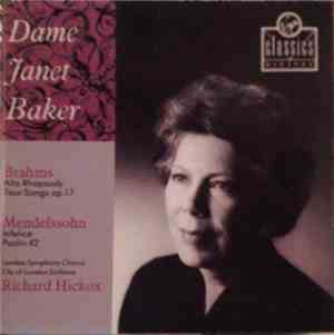 Dame Janet Baker, London Symphony Chorus, City Of London Sinfonia, Richard  ...