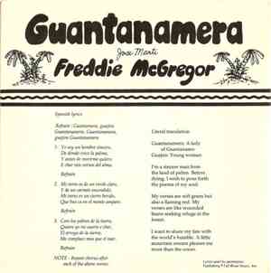 Freddie McGregor - Guantanamera