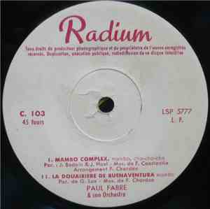 Paul Fabre & Son Orchestre - Mambo Complex