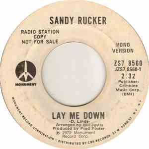 Sandy Rucker - Lay Me Down