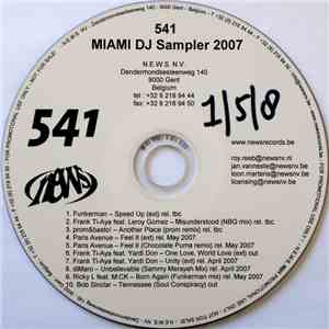 Various - 541 Miami DJ Sampler 2007