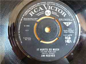 Jim Reeves - It Hurts So Much (To See You Go)