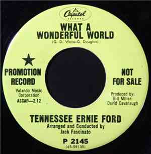 Tennessee Ernie Ford - What A Wonderful World / Talk To The Animals