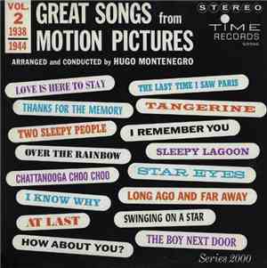 Hugo Montenegro - Great Songs From Motion Pictures (Vol. 2 1938 - 1944)