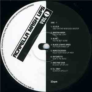 Various - Acapella Mash Ups Vol 1