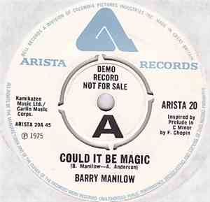 Barry Manilow - Could It Be Magic