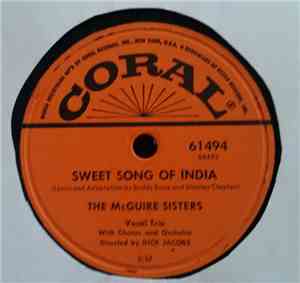 The McGuire Sisters - Sweet Song Of India / Give Me Love
