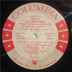 Percy Faith And His Orchestra - Music Of Christmas