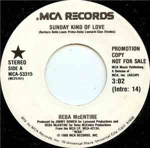 Reba McEntire - Sunday Kind Of Love
