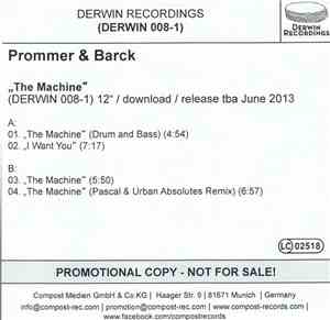 Prommer & Barck - The Machine EP