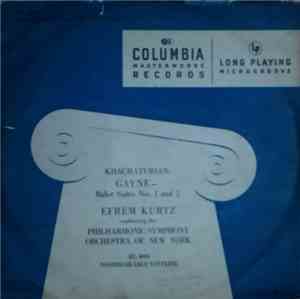 Khachaturian, Philharmonic Symphony Orchestra Of New York, Efrem Kurtz - Ga ...