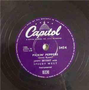 Jimmy Bryant With Speedy West - Pickin' Peppers / Pushin' The Blues
