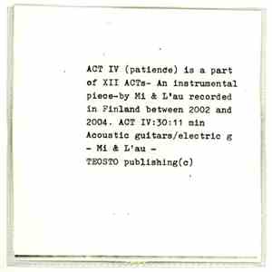 Mi & L'Au - Act IV (Patience)