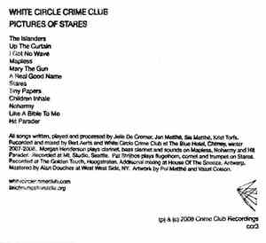 White Circle Crime Club - Pictures Of Stares