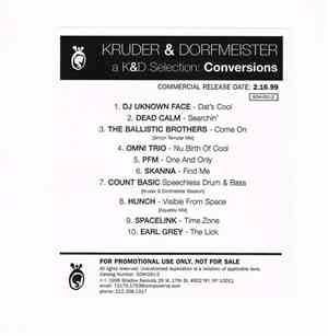 Kruder & Dorfmeister - Conversions - A K&D Selection