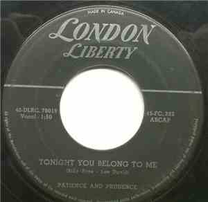 Patience & Prudence - Tonight You Belong To Me / A Smile And A Ribbon