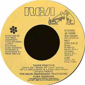 The Main Ingredient - Think Positive