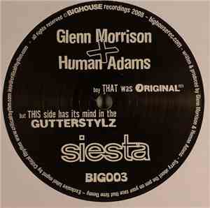Glenn Morrison & Human Adams - Siesta