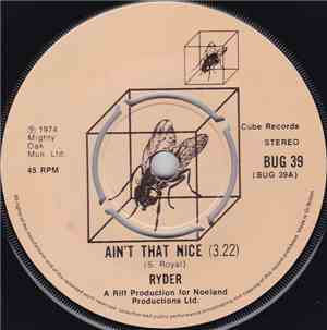 Ryder  - Ain't That Nice / Sugar Mama