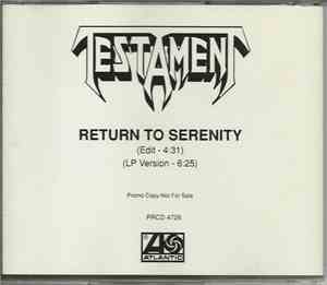 Testament  - Return To Serenity