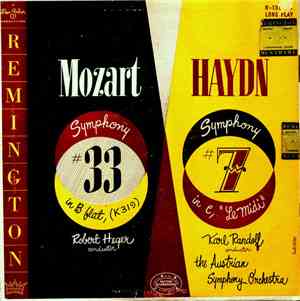 Mozart  /  Haydn - Symphony #33 In B Flat (K 319) / Symphony #7 In C, 'Le M ...