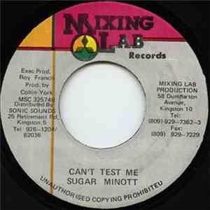 Sugar Minott - Can't Test Me