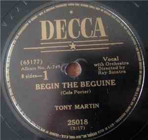 Tony Martin  - Tony Martin Sings Volume 1