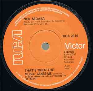 Neil Sedaka - That's When The Music Takes Me
