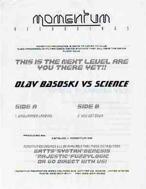 Olav Basoski Vs Science - Wind Jammer Landing / You Get Down
